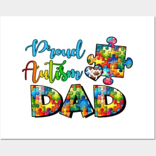 proud autism dad Posters and Art